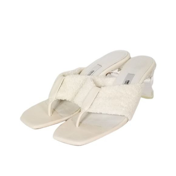 MIISTA London New In Box Carissa Sandal in Ivory Salt Towel Womens Size 9.5 - Picture 4 of 10